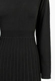 Joanne Pleated Sweater Midi Dress
