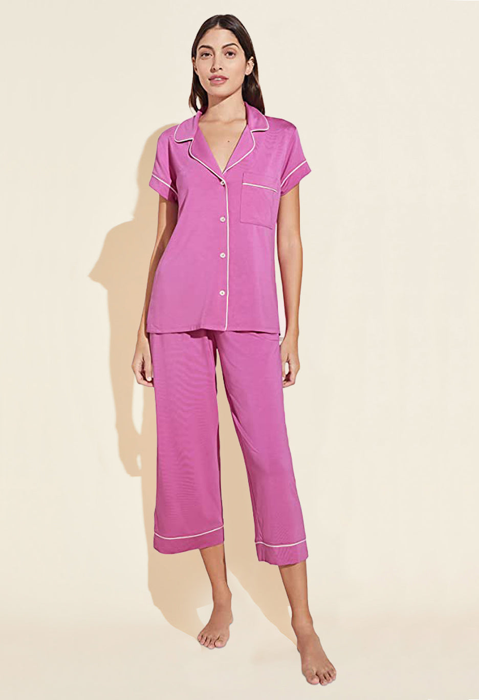 Gisele Short Sleeve Crop Pj Set