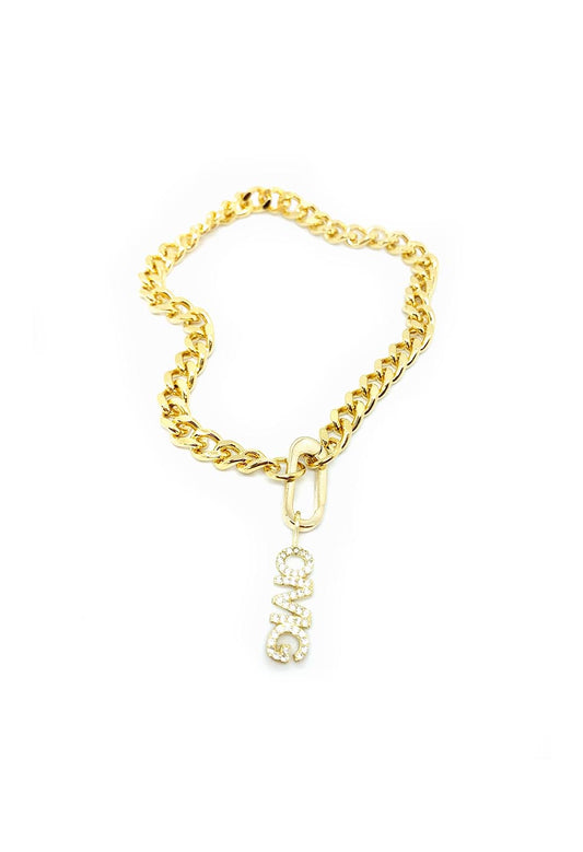 Jocelyn Kennedy - Gold Anklet with Charm