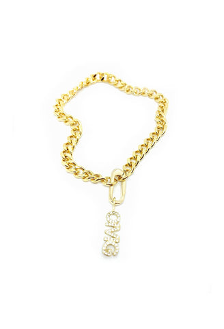 Jocelyn Kennedy - Gold Anklet with Charm