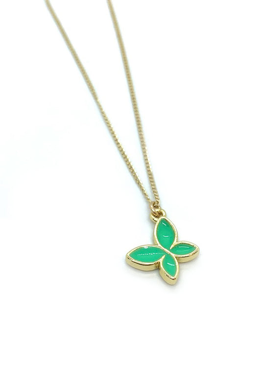 Butterfly Pendant on Gold Filled Chain