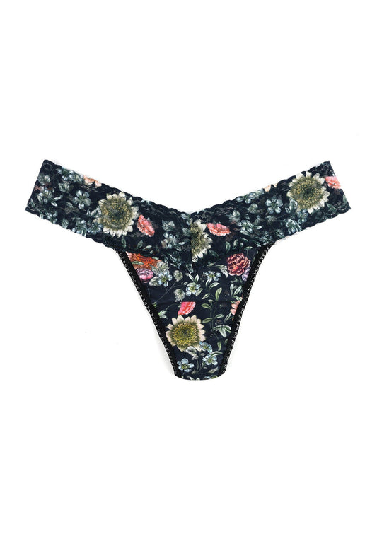 Supima® Cotton Printed Low Rise Thong