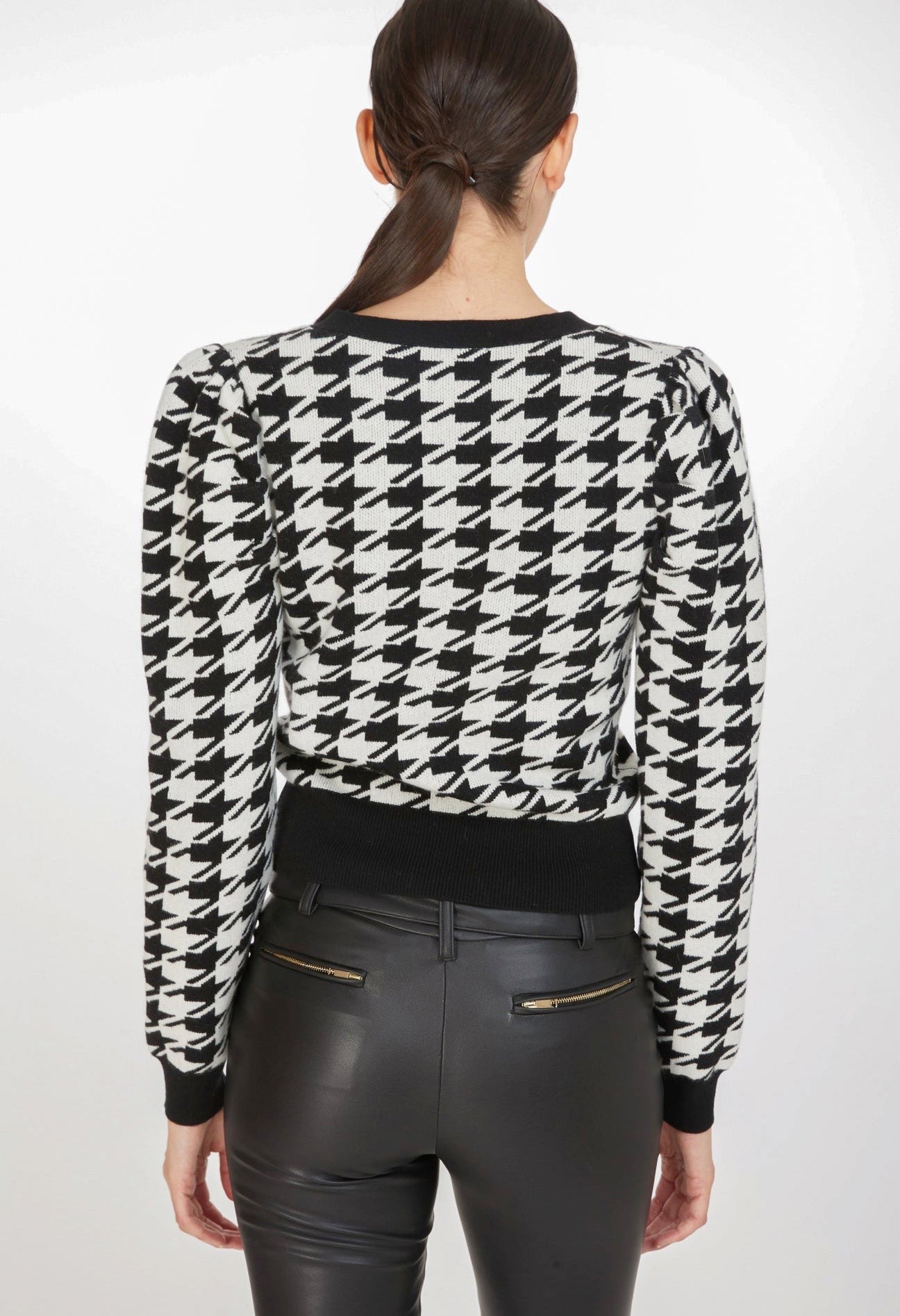 Emerson Houndstooth Cardigan