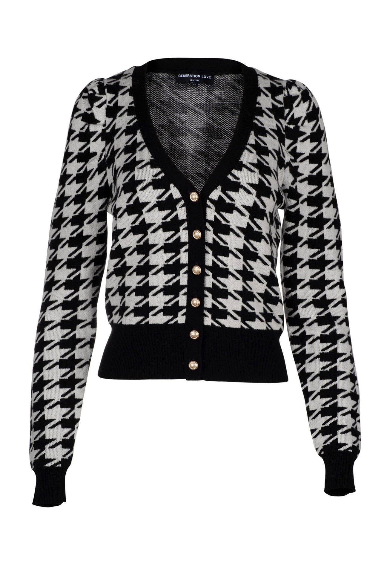 Emerson Houndstooth Cardigan