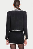 Serena Contrast Tweed Jacket