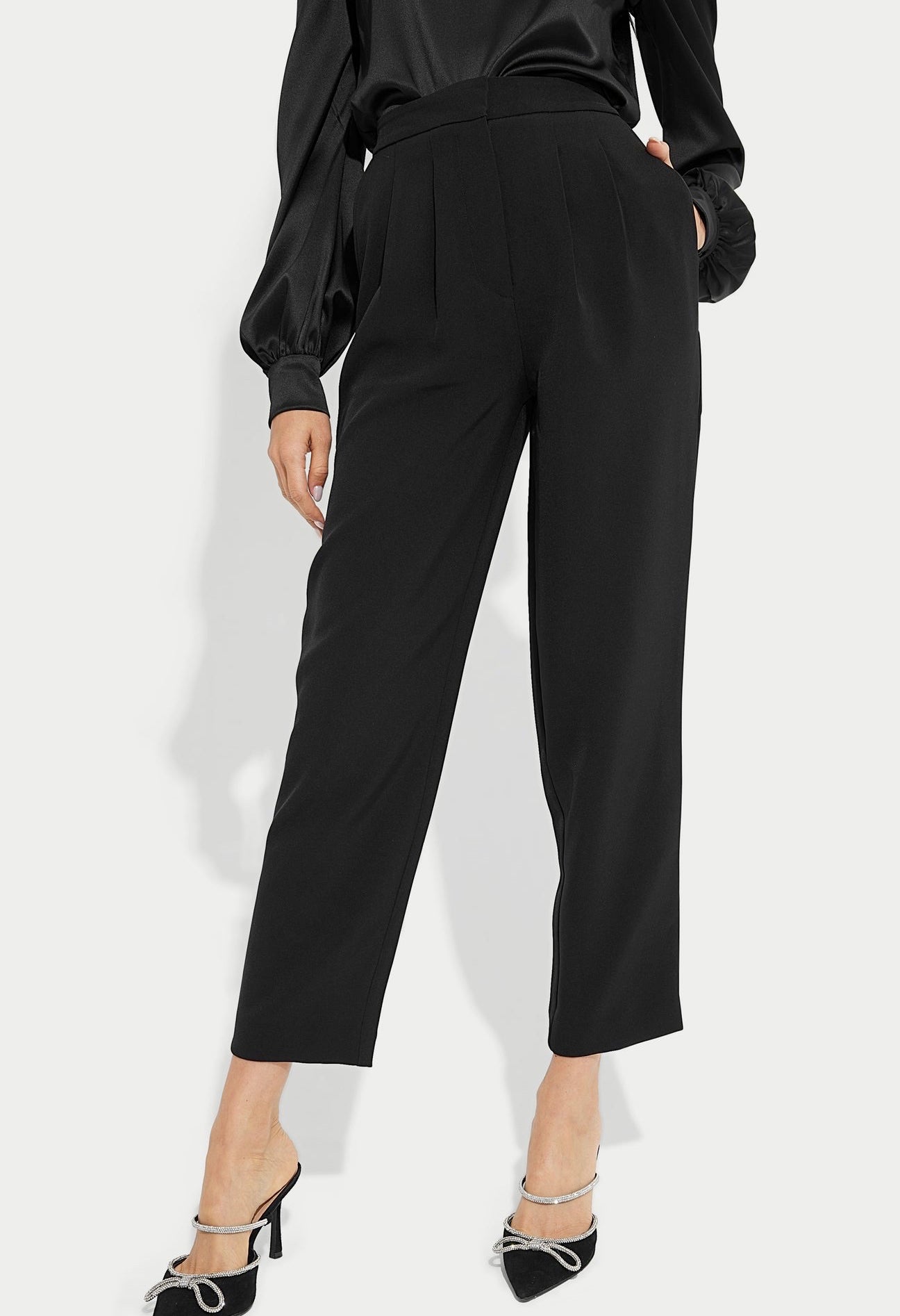 Ellen Tuxedo Crepe Pant