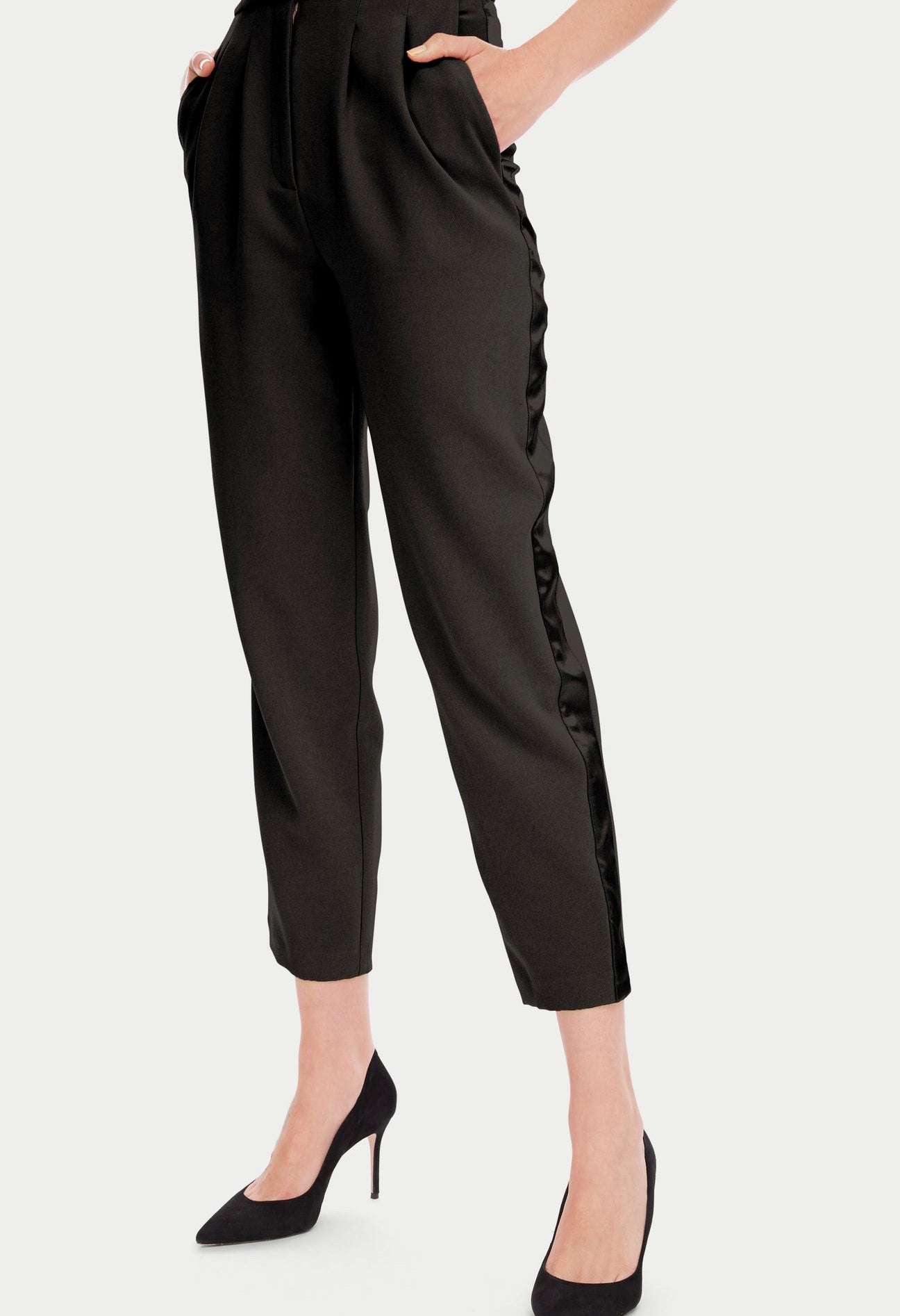 Ellen Tuxedo Crepe Pant