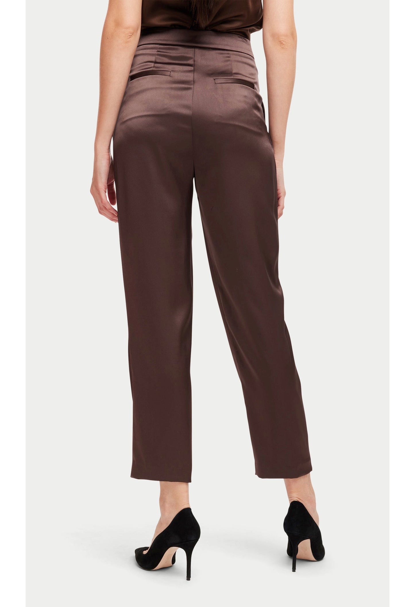 Portia Pleated Satin Pant