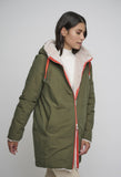Javin Medium Length Reversible Hooded Coat