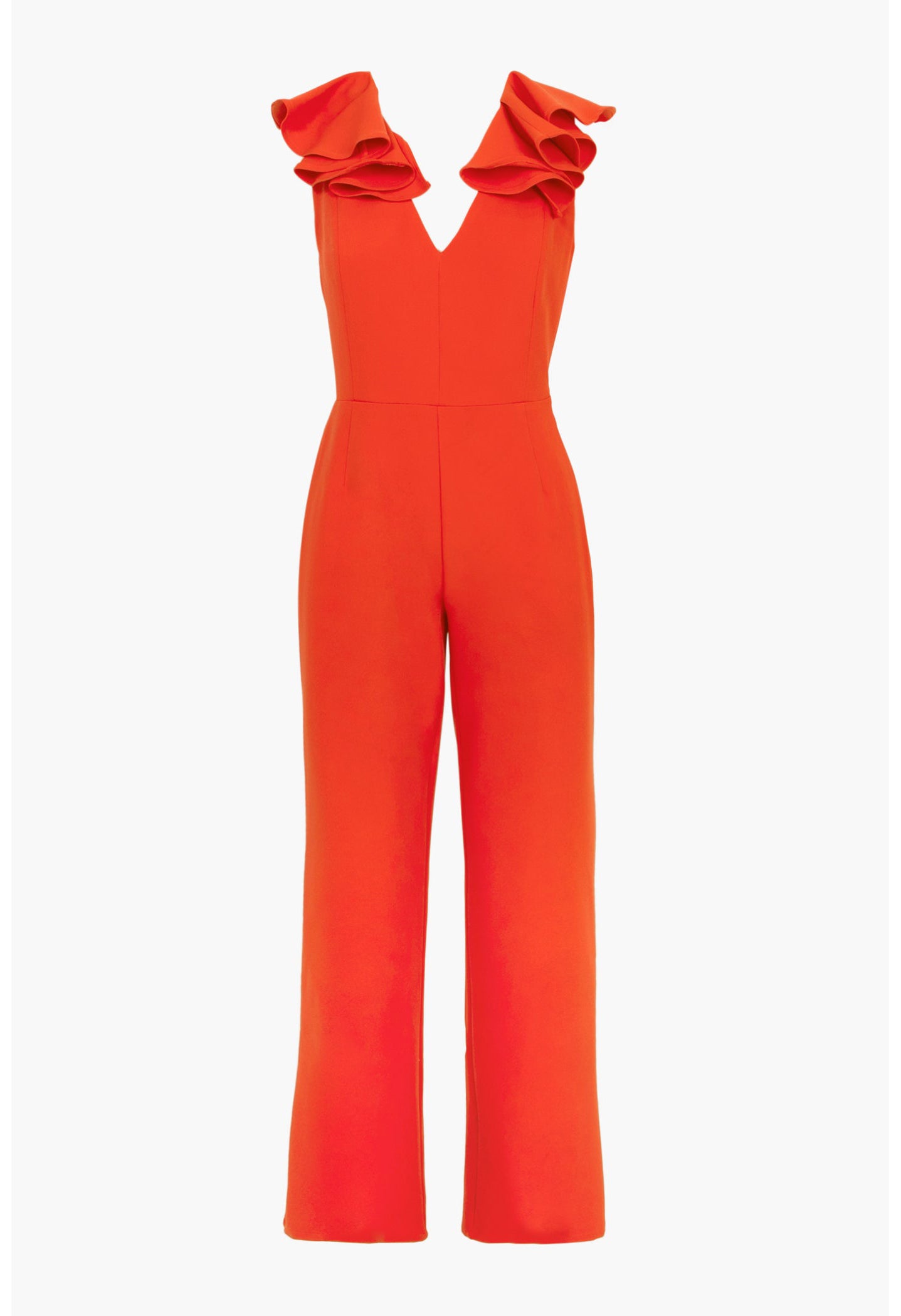 Kassi Ruffled Crepe Jumpsuit