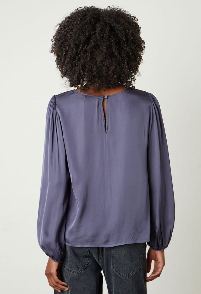 Leila Satin Viscose Blouse