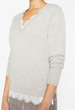 Lace Vee Layered Looker Top