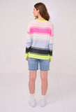 Plated Stripe Jumper Sweater