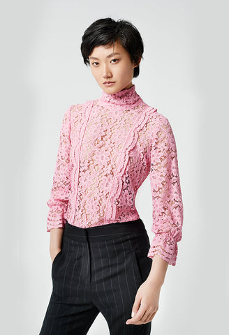 Scalloped Lace Top