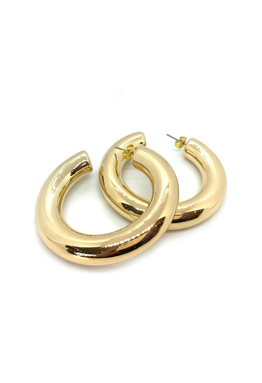 Tube Hoop Earrings