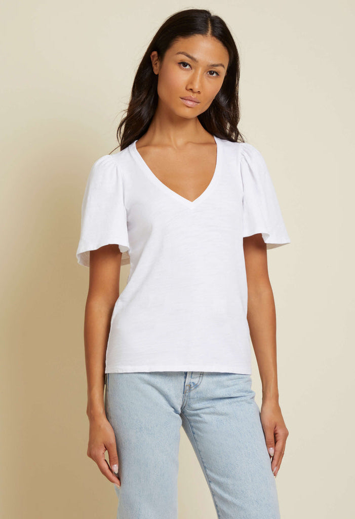 Vicky Flutter Sleeve Tee