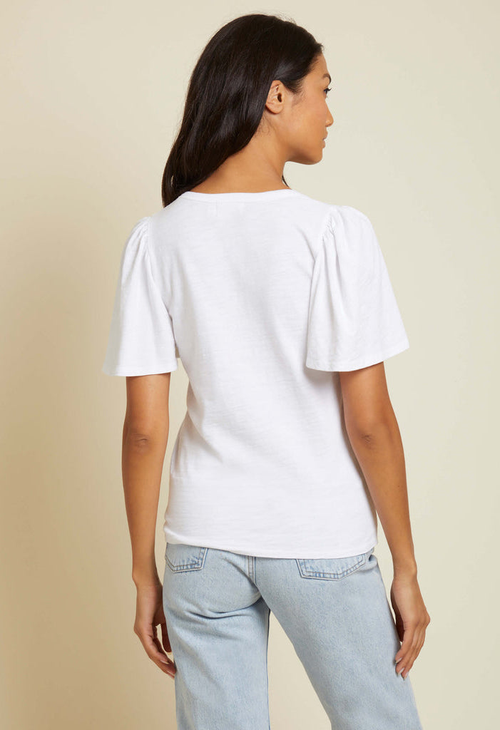 Vicky Flutter Sleeve Tee