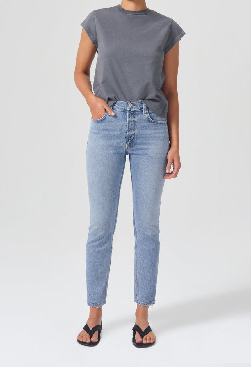 Willow Mid Rise Slim Crop