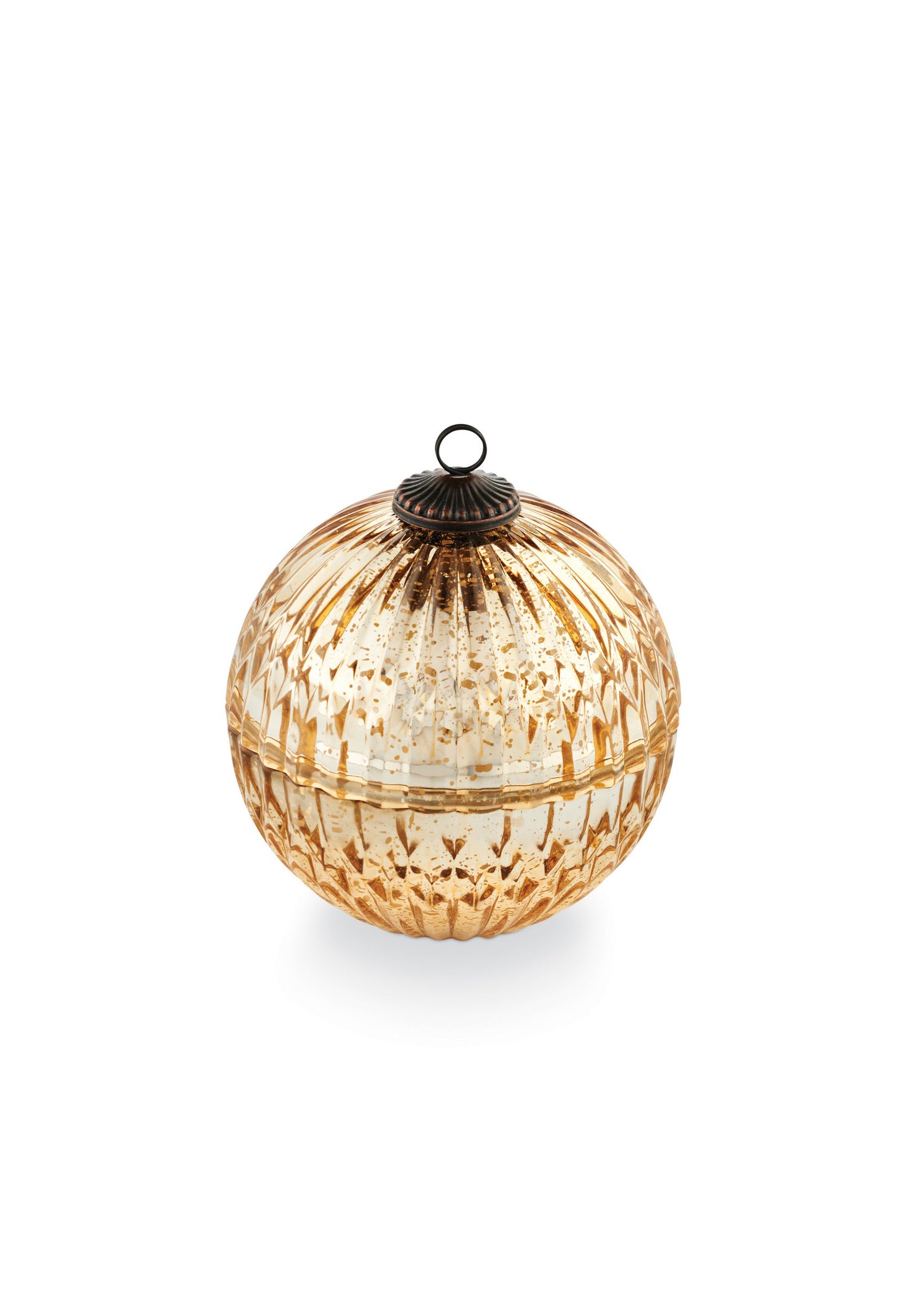 Winter White Mercury Ornament Candle