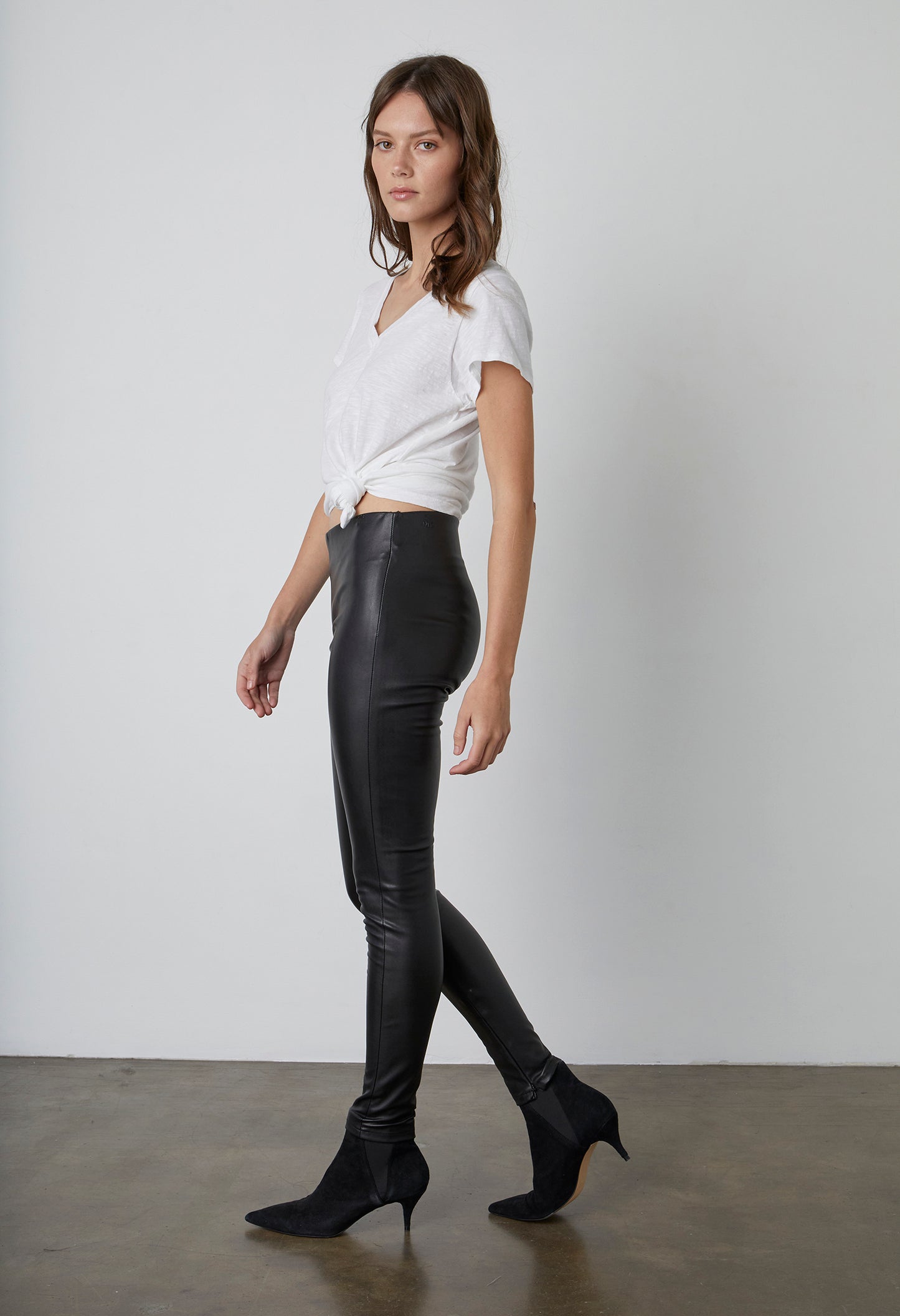 Berdine Faux Leather Legging